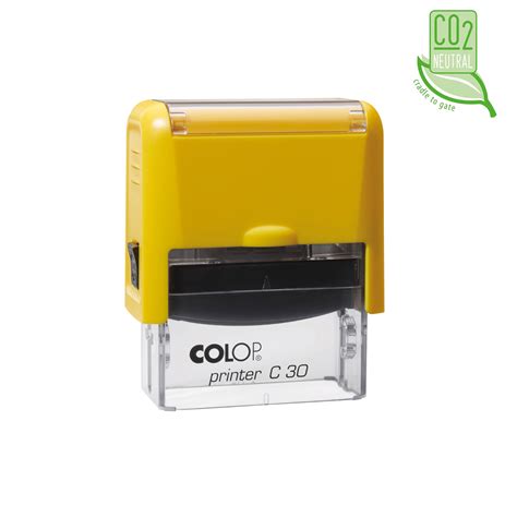 Σφραγίδα Colop Printer C30 κίτρινη 18 x 47 mm - Sfragida.com - Sfragida.com