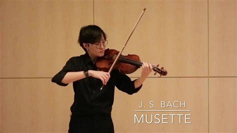 Suzuki Violin Book 2 2 Musette J S Bach Youtube