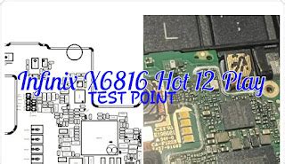 INFINIX HOT 12 PLAY X6816 TEST POINT FOR BROM ERROR AND DA ERROR ISSUE