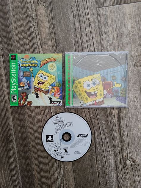 Spongebob Squarepants Supersponge Sony Playstation Ps