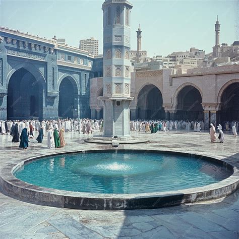 The Zamzam Well A Source Of Holy Water For Pilgrims Premium Ai
