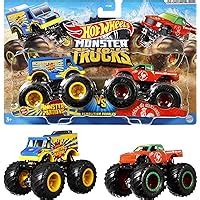 Pack Hot Wheels Monster Trucks Demolition Doubles Set