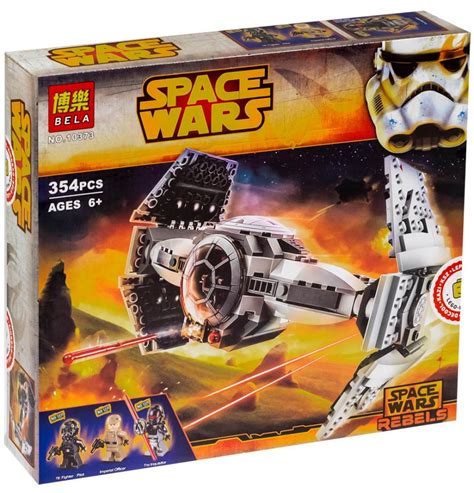 Конструктор Bela 10373 Улучшенный прототип истребителя TIE, аналог Lego ...