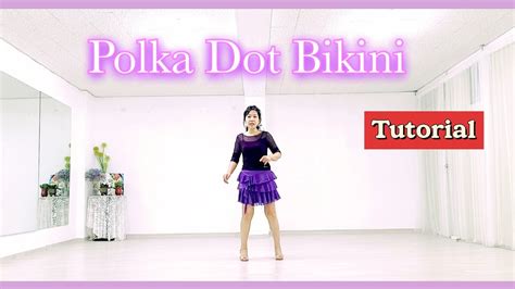 Polka Dot Bikini Line Dance Beginner Tutorial Youtube