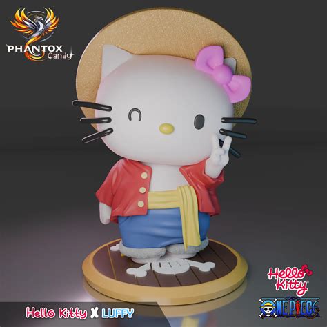 Other STL Download - Hello Kitty x One Piece Pack 1by PHANTOX