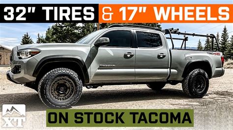 2016 2021 Tacoma 32x10 5R17 17x9 Wheels W T Fitment YouTube