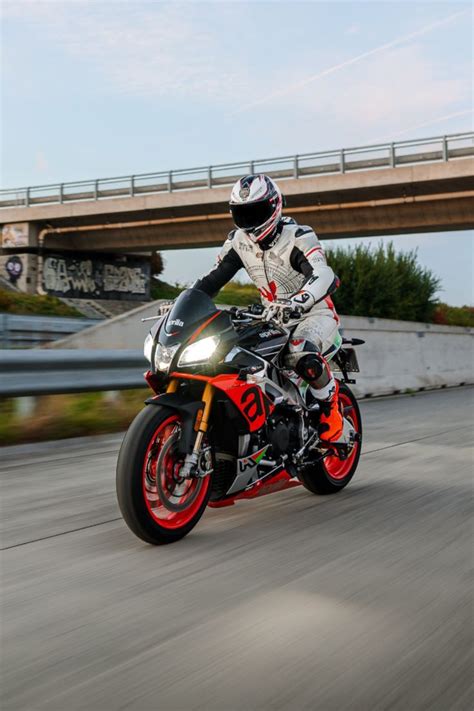 Aprilia Tuono V Factory Red White Naked Bike Aprilia Bike