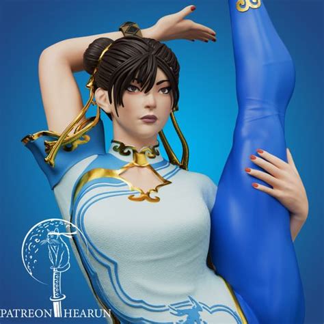 Chun Li Street Fighter SFW Bikini And NSFW Versions Ready For 3D Printing 3D File For 3D