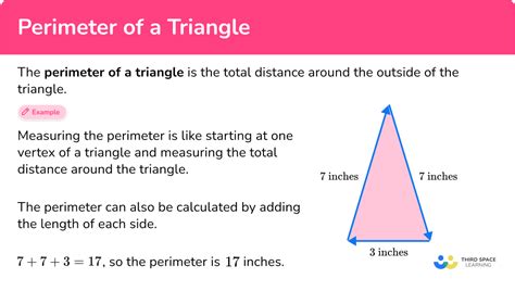 Perimeter Of A Triangle Math Steps Examples And Questions