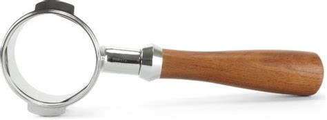 Naked Portafilter Bodemloze Filterdrager 58mm Houten Handvat E61 Bol