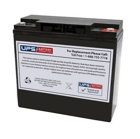 Vision 6FM17-X 12V 17Ah Battery with M5 - Insert Terminals