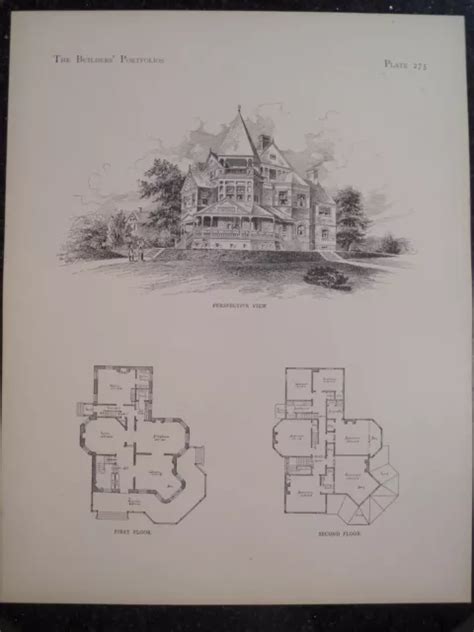 Victorian Design Architecture House Mansion Plans Historic Queen Ann