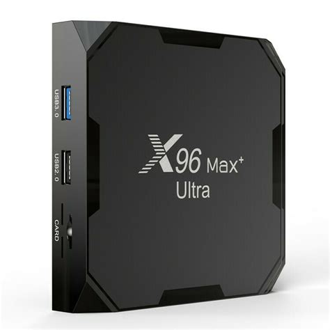TV Box X96 Max Plus Ultra 4K UHD με WiFi USB 2.0 / USB 3.0 4GB RAM και ...