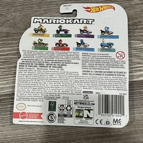 Brand New Hot Wheels Mario Kart Rosalina Birthday Girl Kart Nintendo