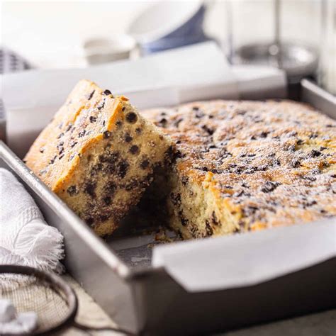 Chocolate Chip Cake Baking A Moment