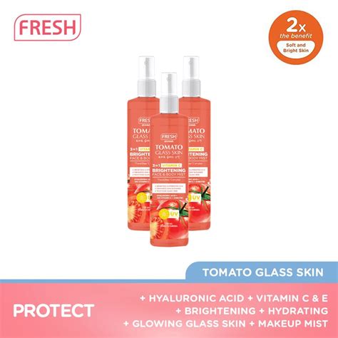 Fresh Skinlab Tomato Glass Skin Face Body Ml Bundle Shopee