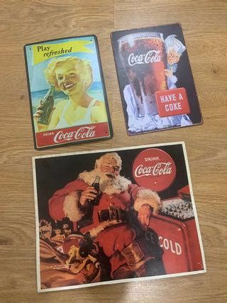 Antiguos Carteles De Coca Cola En France Clasf Loisirs