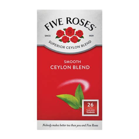 Five Roses Tagless Tea Bags 26 Pack Pnp