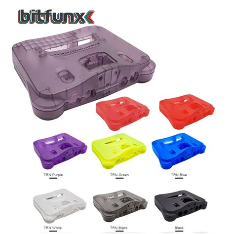 BitFunx Replacement Plastic Shell N64 Translucent Case For All Version