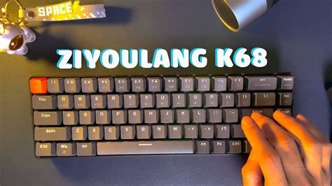 Typing Test Mechanical Keyboard Ziyoulang K68 YouTube