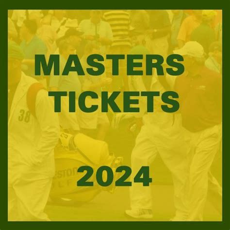 Masters Tickets 2025 Application Form Karen Marlee