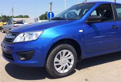 Бампер передний LADA Granta (ЛАДА Гранта) ВАЗ 2191 Лифтбек ГОЛУБАЯ ...