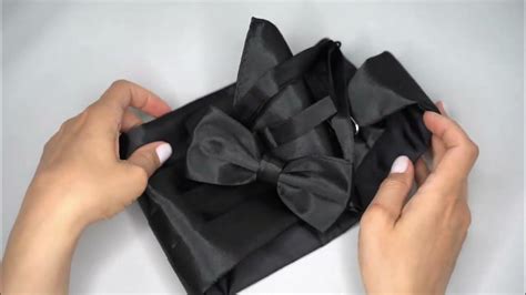 Черный кушак | Пояс Black Tie | Камербанд под смокинг с бабочкой и ...