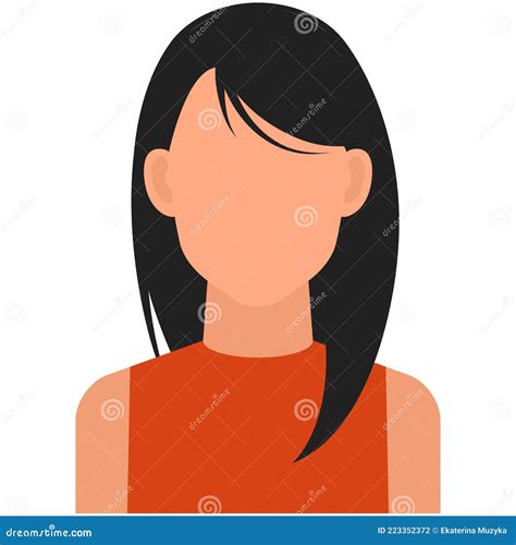 Vectores De Silueta De Usuario Femenino Con Icono De Avatar Mujer