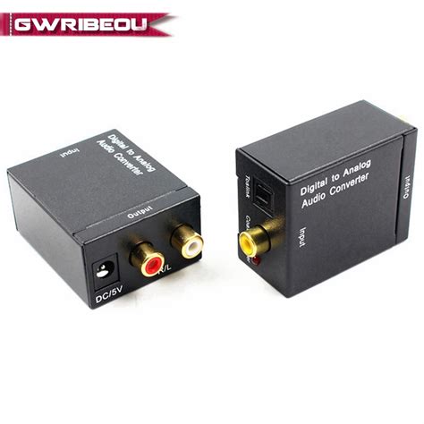 Convertidor De Audio Digital A Anal Gico Fibra Ptica Toslink Se Al Coaxial A Rca R L