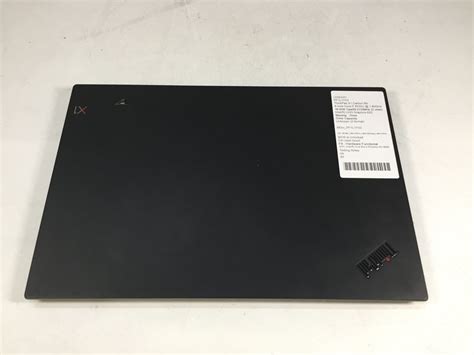 Lenovo ThinkPad X1 Carbon 6th Gen - i7-8550U @ 1.80GHz - 16GB - 500GB ...
