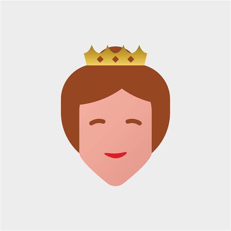 queen logo design template vector  vector art  vecteezy