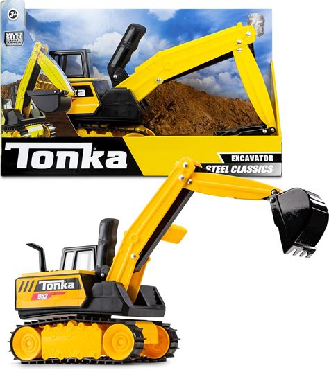 Amazon.com: Tonka 6182 Mighty Excavator, Kids Construction Toys for ...