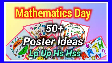 National Mathematics Day Drawing Ideas National Mathematics Day Poster