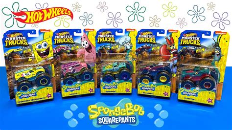 Unboxing SpongeBob SquarePants Hot Wheels Monster Trucks YouTube
