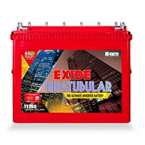 Exide IT750 Inva Tall Tubular Battery At Rs 25000 Exide Tubular