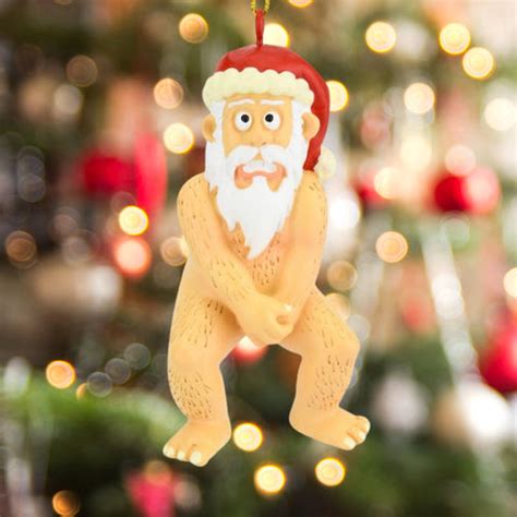 Funny Naked Santa Claus Ornaments ModernOnlineMart