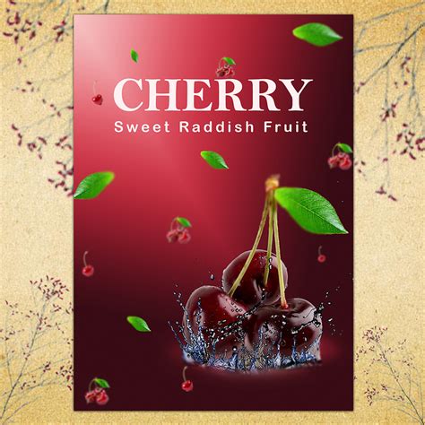 Creative cherry poster by FA Creation on Dribbble