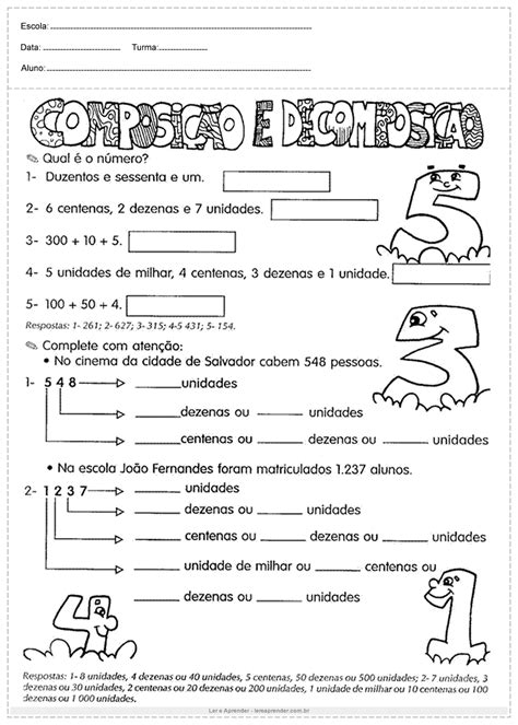 Exercicios Ciencias 4 Ano Decomposição E Os Microrganismos