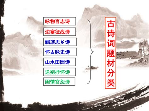 2023届高考语文复习：古代诗歌题材分类鉴赏 课件共244张ppt21世纪教育网 二一教育