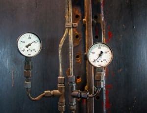 clock industrial pressure gauge  people  fashioned  image