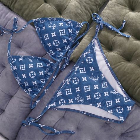 Lv Traje De Ba O De Las Mujeres Dividida Bikini De Tres Puntos De Primavera Caliente Letra