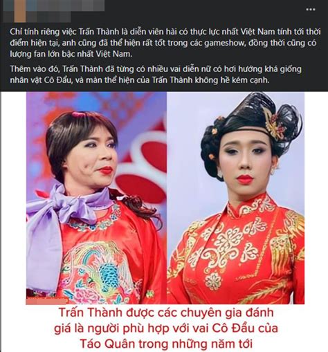 Trấn Thành được chuyên gia đề cử thay thế Công Lý trong Táo Quân CĐM phản ứng gay gắt