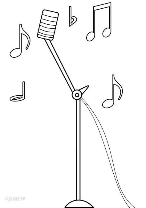 Musical Notes Coloring Pages For Kids