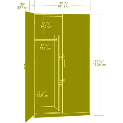 Beginnings Double Door Storage Cabinet With Shelves Highland Oak