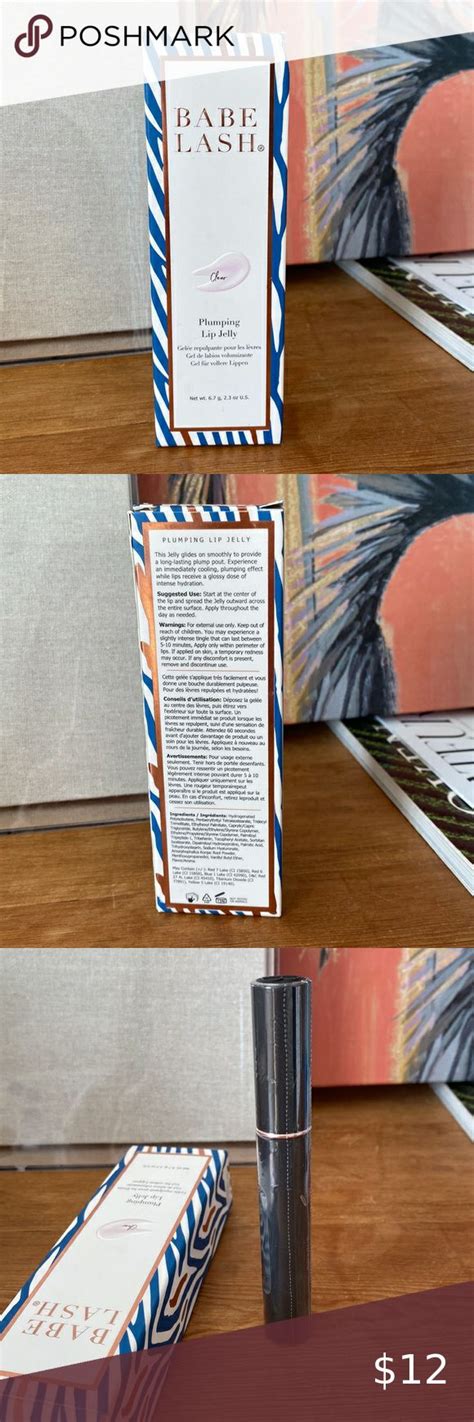 Babe Lash Plumping Lip Jelly In Clear