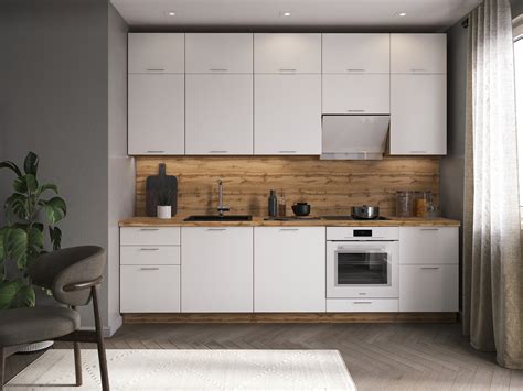 Кухня Валерия 2800 Айленд Силк МДФ прямая - купить в Пензе в интернет ...