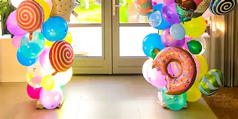 Delightful Candy Land Themed Decor Balloon Decoration In Bangalore