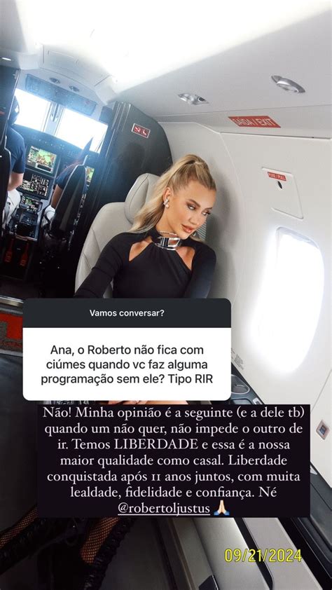 Ana Paula Siebert Abre O Jogo Sobre Ci Mes De Roberto Justus Ap S