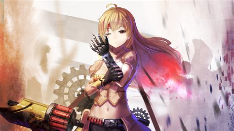 Anime Anime Girls RWBY Yang Xiao Long Blonde Ahoge Wallpapers HD Desktop And Mobile