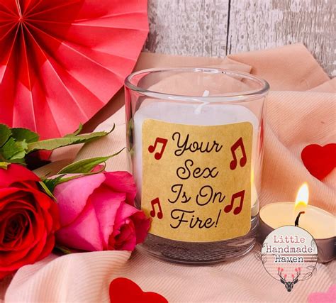 Valentines Day Candle Your Sex Is On Fire Gift Present Novelty Funny Gift Box V10 Etsy
